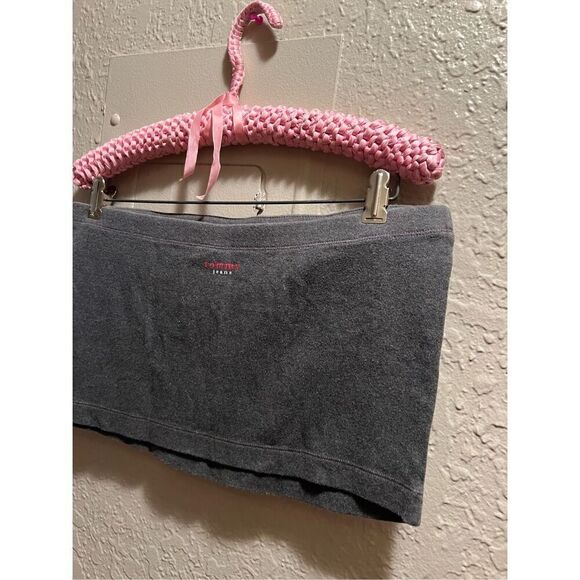 Tommy Jeans Grey Sleeveless Crop Top Woman’s Size XL - Picture 7 of 9